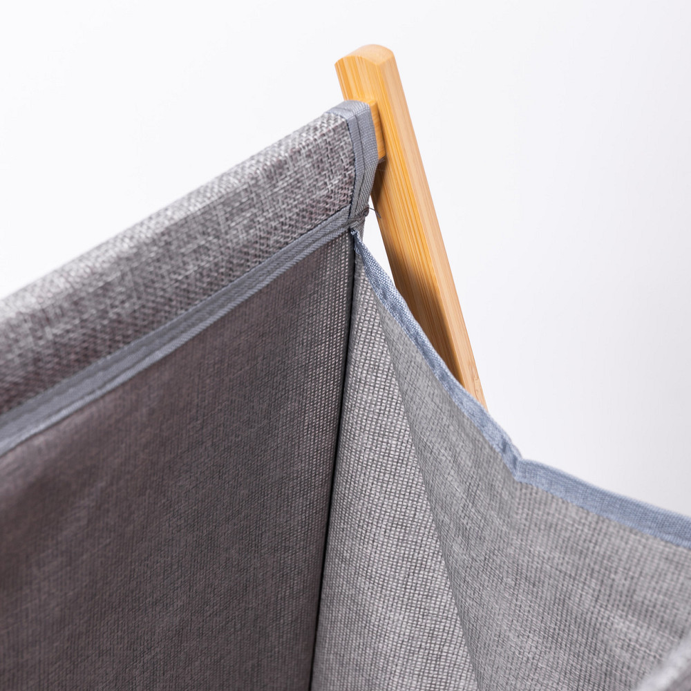 Кошик для білизни на підставці 52×30×60 (см) м'який Сірий HP-41-17 Коломия - фото 6