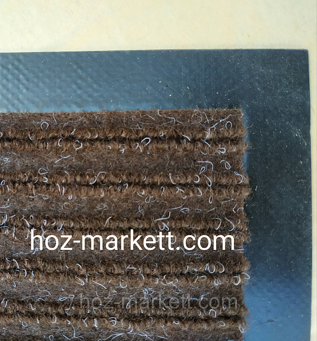 Коврик 40 х 60 см коричневый придверный грязезащитный килим Харьков - изображение 9