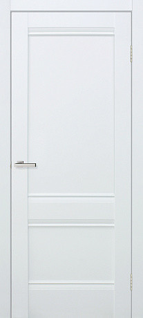 Міжкімнатні двері Оміс Валенсія ПГ Емалекс білий 600х2000 мм Київ - фото 1