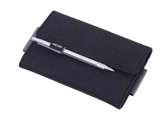 Органайзер для проездных документов Troika Reiseburo с магнитным замком (Черно-серый) Винница