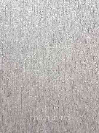Обои виниловые на флизелиновой основе Rasch Incanto 1.06х10 однотонные тонкая полоска с глянцем серые металлик Киев