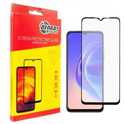Стекло защитное Dengos Full Glue VIVO V21e (black) (TGFG-193) Винница