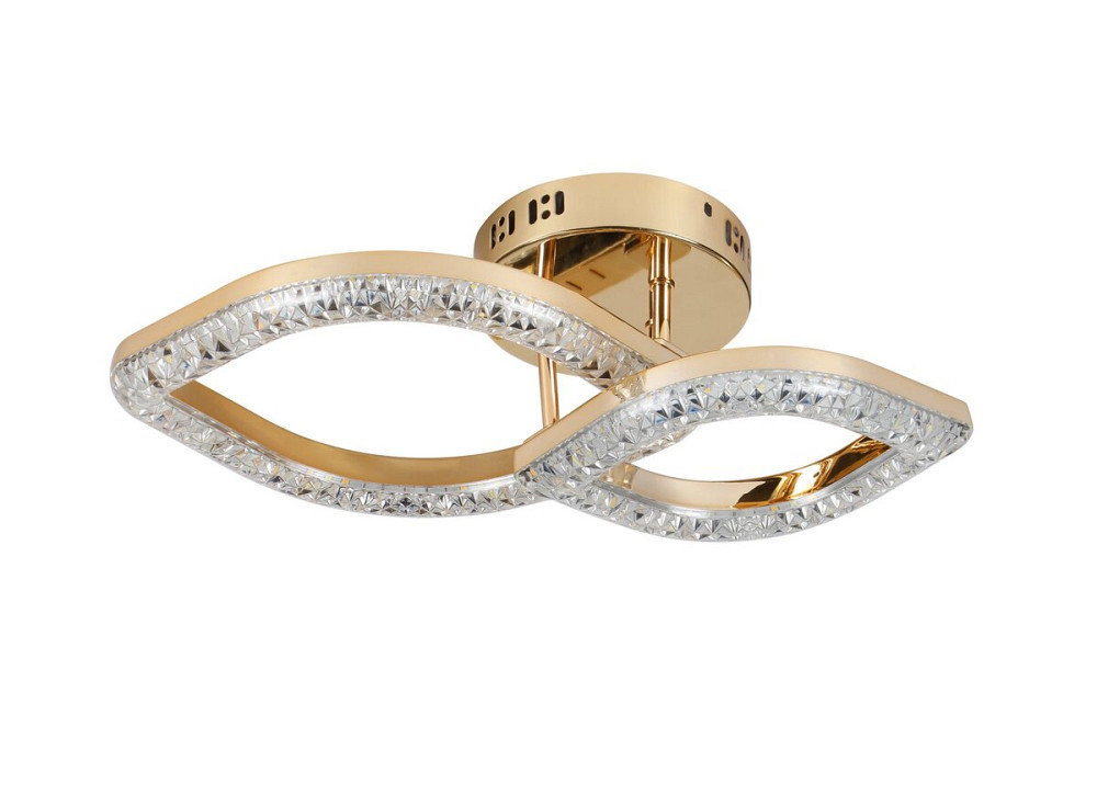 Люстра світлодіодна акрилова Sirius 2721/1+1 GD 24W*2 Коломия - фото 1