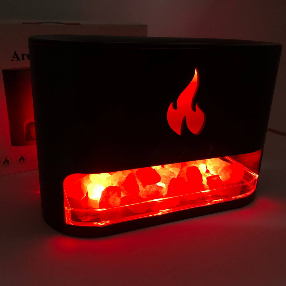 Аппарат увлажнитель воздуха Docsal Flame 3 в 1, Настольный освежитель увлажнитель воздуха WA-55 Львов - изображение 8