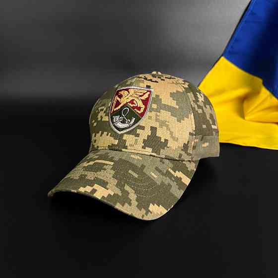 Бейсболка (кепка) 71 окрема єгерська бригада (нового зразка) піксель ЗСУ Запоріжжя