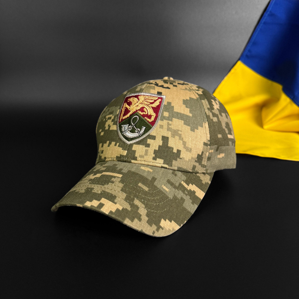 Бейсболка (кепка) 71 окрема єгерська бригада (нового зразка) піксель ЗСУ Запоріжжя - фото 1