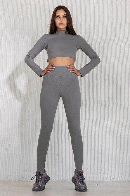 Лосини у рубчик з пуш-ап TotalFit LG146 Київ - фото 5