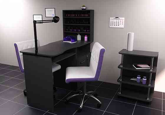 Тумба мобильная ТМ-3, Антрацит, 500/300/700 Львов