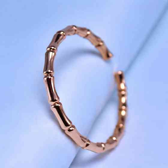 Браслет медный жесткий открытый, минималистичный браслет из меди 99.9%, регулируемый, женский аксессуар Киев