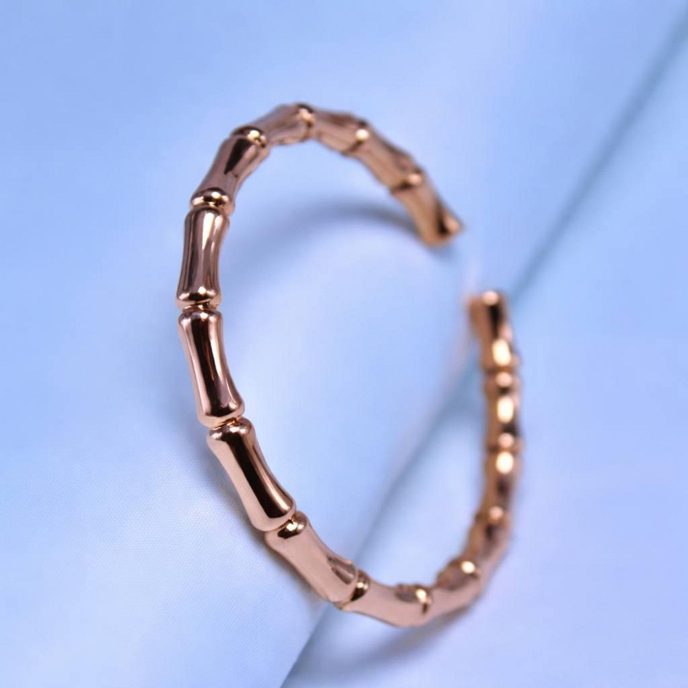 Браслет мідний жорсткий відкритий, мінімалістичний браслет з міді 99.9%, регульований, жіночий аксесуар Київ - фото 1