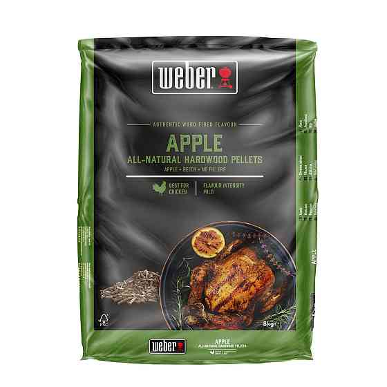 Пелети для гриля Weber FSC Apple (Яблуко) 8 кг 3401055 Код: 013073 Рівне