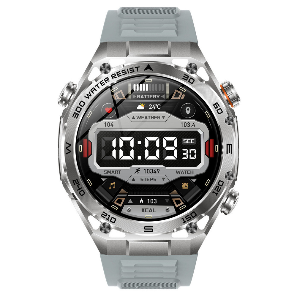 Умные смарт часы Smart Flash Rubber Silver (2 ремешка) Винница - изображение 13