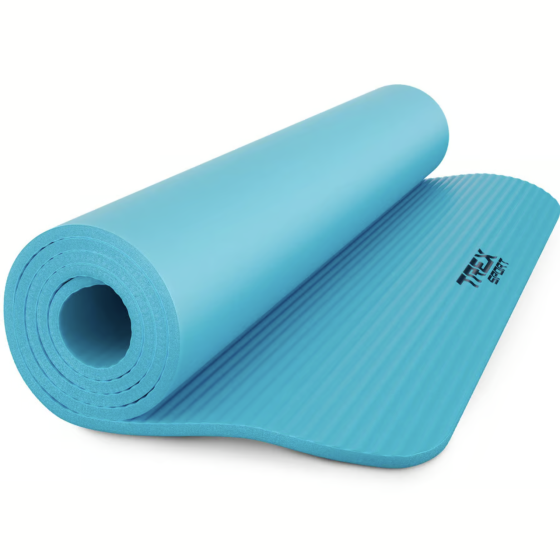 Коврик для йоги TX-019NGM NBR 1см 190х80 блакитний Київ