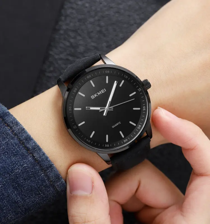 Часы классические мужские Skmei 2034 (Черный с черным) Винница