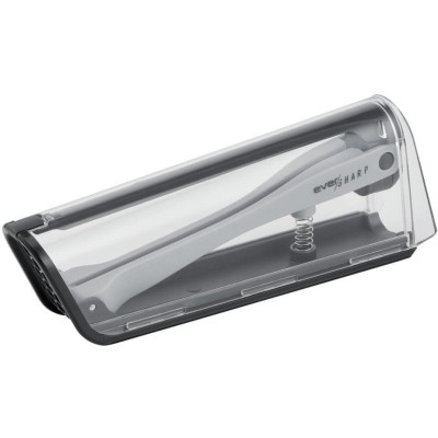 Кухонный нож Tefal Eversharp, 16.5см, з чохол-точило нержавіюча сталь, чорний (K2569004) Винница - изображение 9