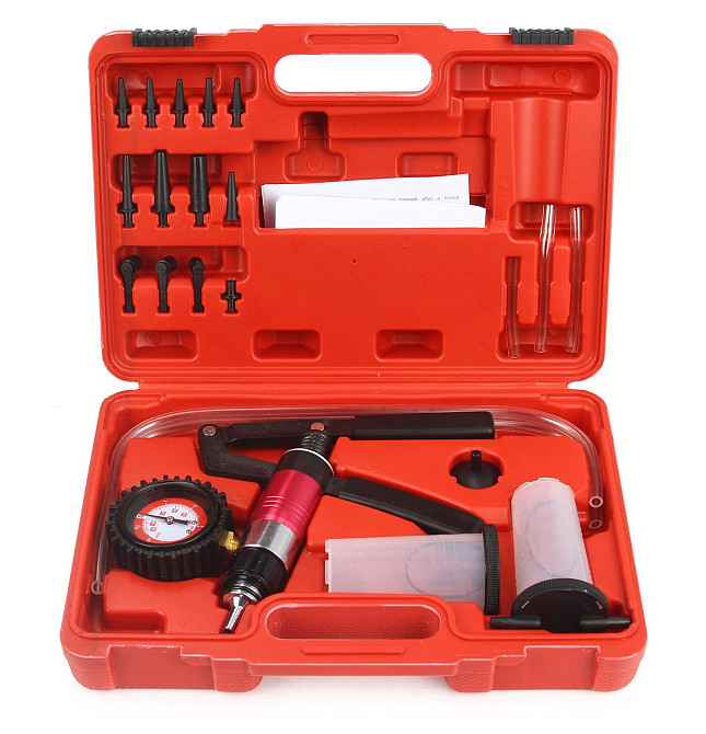 Вакуумный насос ручной с манометром для прокачки и вакуума 21 элемент Mar-Pol (M57698) Нововолынск - изображение 3