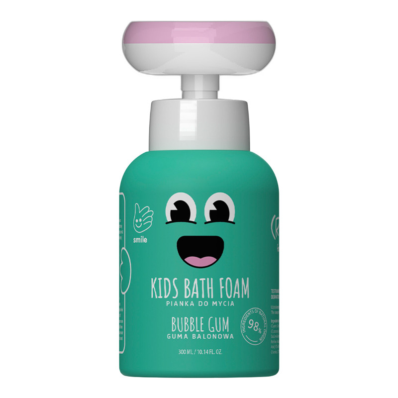 Пена для душа и рук с ароматом жевательной резинки Crazy for Kids Bath Foam Bubble Gum HiSkin 300 мл Киев - изображение 4