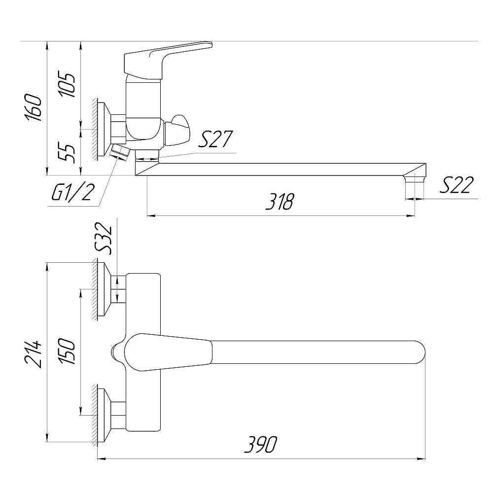Змішувач для ванни DOMINO BILBAO DBB-208 Тернопіль - фото 6