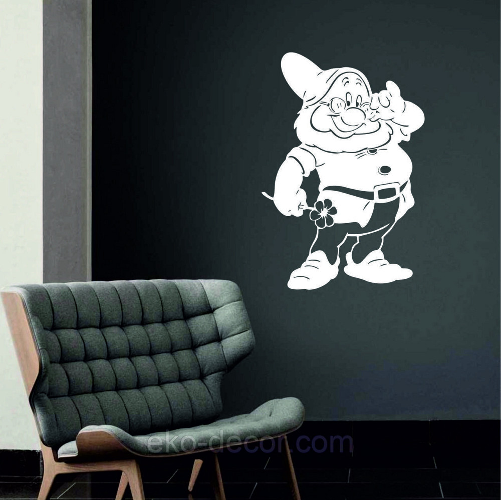 Декоративное настенное Панно «Гномик», Декор на стену 70*48 см Киев - изображение 2