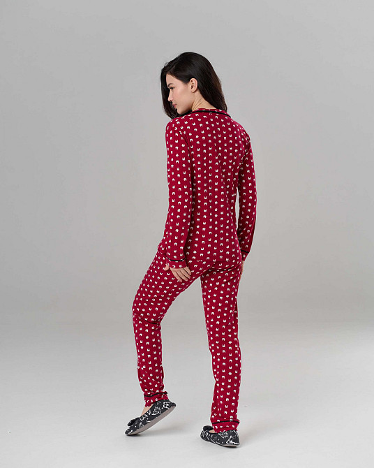 Женский комплект Интерлок - Котики - Family look мама/дочка Nicoletta 96779 S Киев - изображение 4