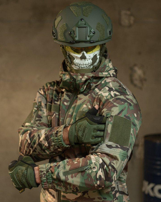 Демисезонный тактический костюм софтшел Softshell ROCKET мультикам  НП4862 Одесса - изображение 6