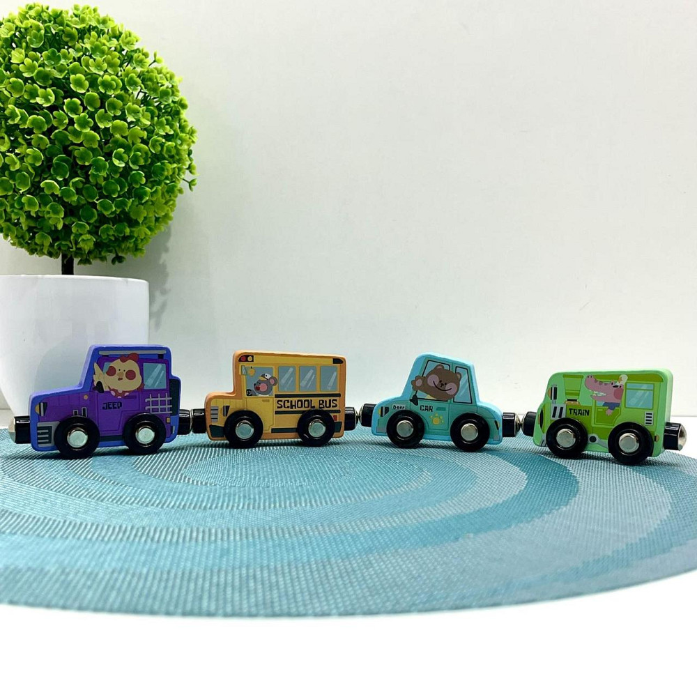 Набір Магнітні машинки 10шт з аксесуарами (49325) Чернигов - изображение 7