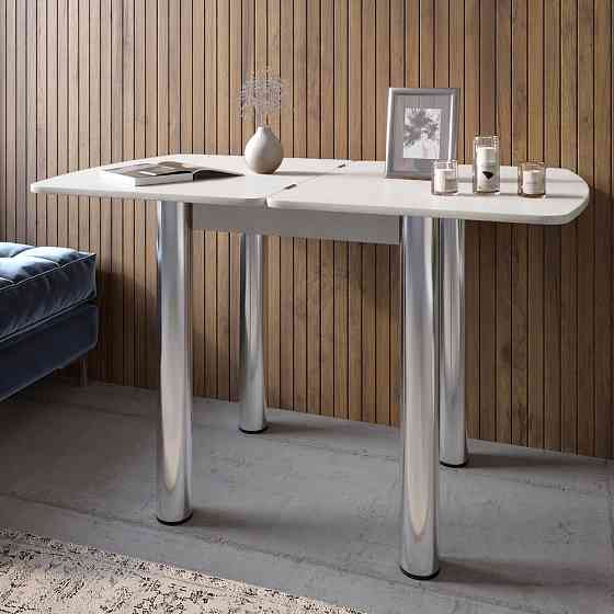 Обеденный стол раскладной LION Нота Мини Бетон Style 60x70/70x120 (LION-041291) Львов