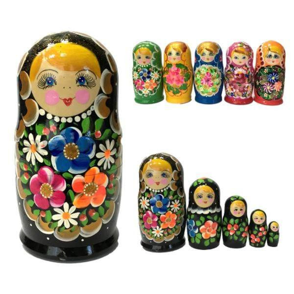 Статуетка Матрьошка дерев'яна 5 в 1 Київ - фото 1