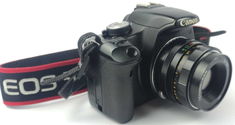 Дзеркальний фотоапарат Canon EOS 500D (Rebel T1i) + Helios 44 mm. Київ - фото 6