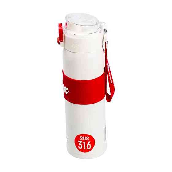 Термос Relax с поилкой 520 мл, белый Киев