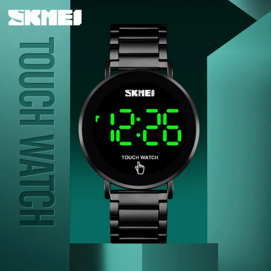 Наручные женские часы Skmei 1550 Light II (Черные) Винница