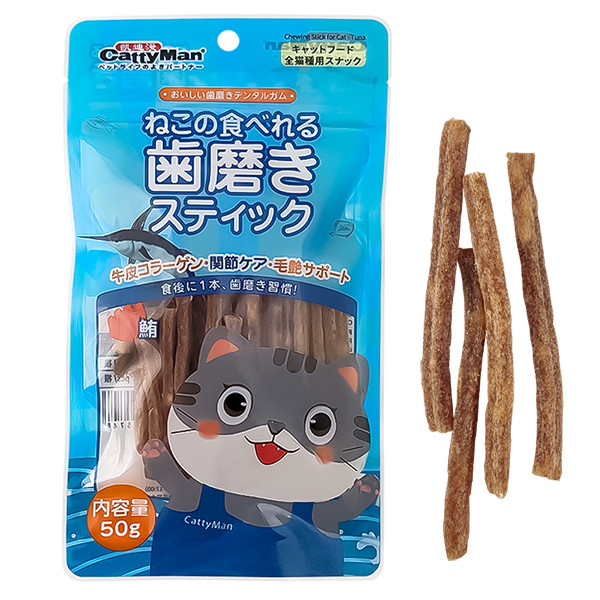 CattyMan Chewing Stick Tuna КЭТТИМЕН ПАЛОЧКА ТУНЕЦ жевательное лакомство для котов Киев - изображение 1
