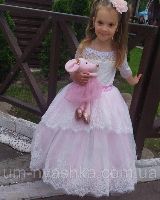 Длинное нарядное платье Ева на 4-6, 6-7, 8-10 лет Кривой Рог - изображение 2