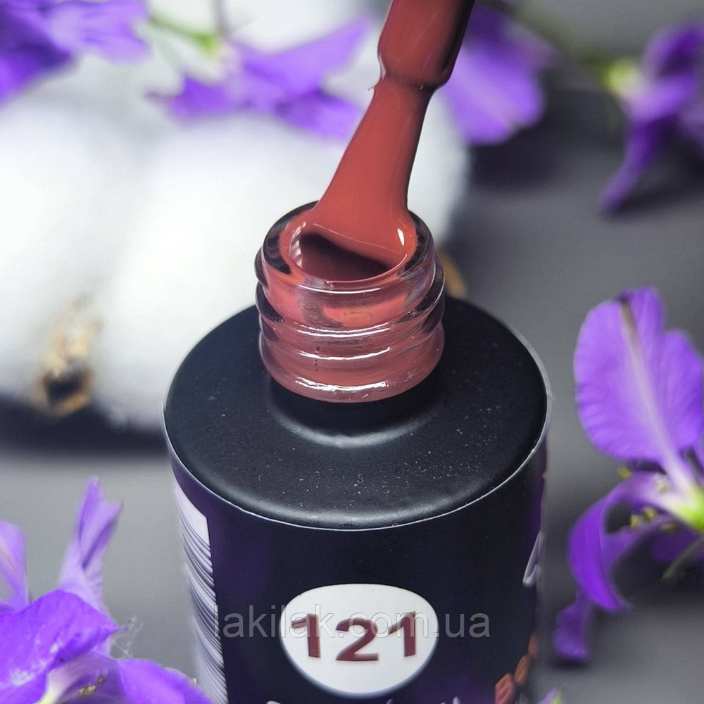 Гель-лак для нігтів Bee Nails 121 (мідно-коричневий) 8мл Херсон - фото 1