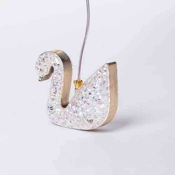 Garlando Гірлянда штора з фігурками Сваровскі 3 метри 6 ламп тепле жовте світло 6L3MSWA Коломия