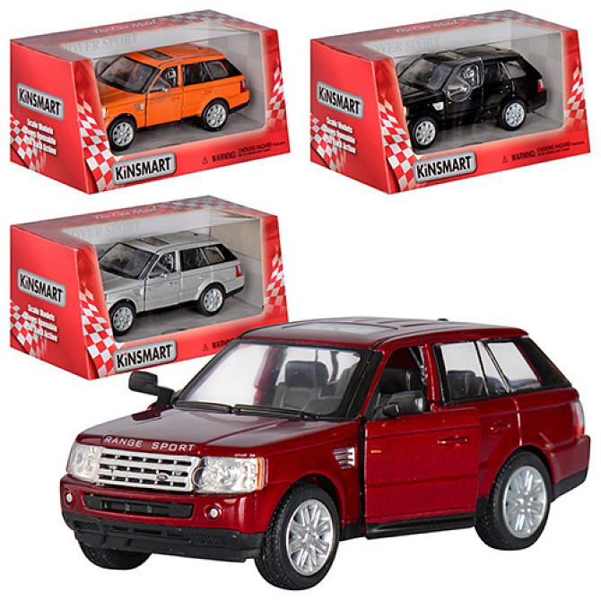 Машинка KT 5312 W мет., інерц., 1:38, відчин. двері, гумові колеса, 4 кольори, кор., 16-7-8 см. Киев - изображение 1