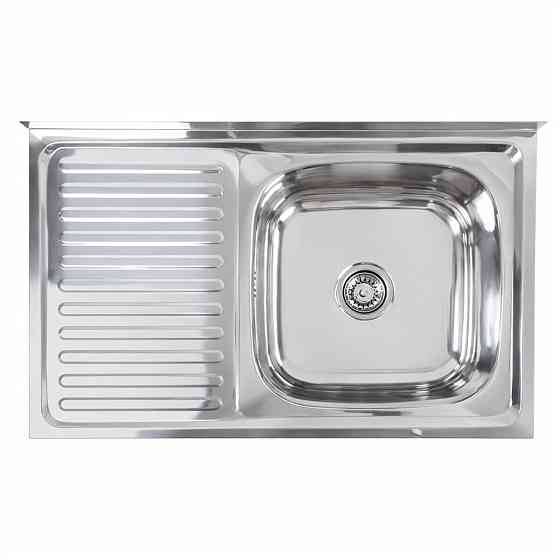 VALESO Кухонна мийка з нержавіючої сталі Valeso ПОЛІРОВКА 8050 R (0,7/160 мм) Киев