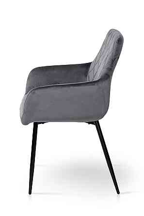 Стілець Томас XS-2836, чорний/велюр сірий Киев