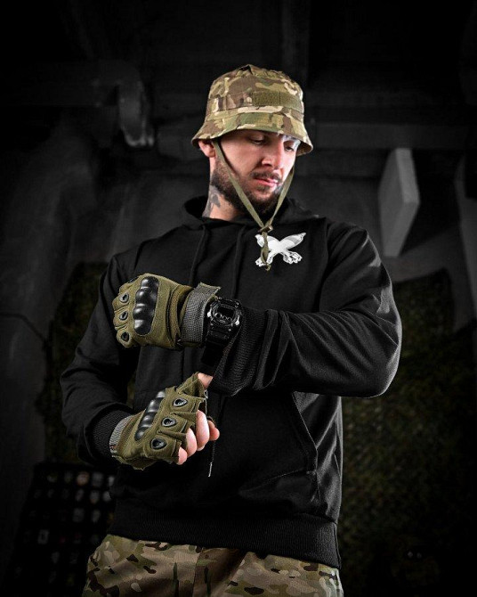 Тактичне худі MAKLIN міномет чорна ДЛ7060 Одеса - фото 5