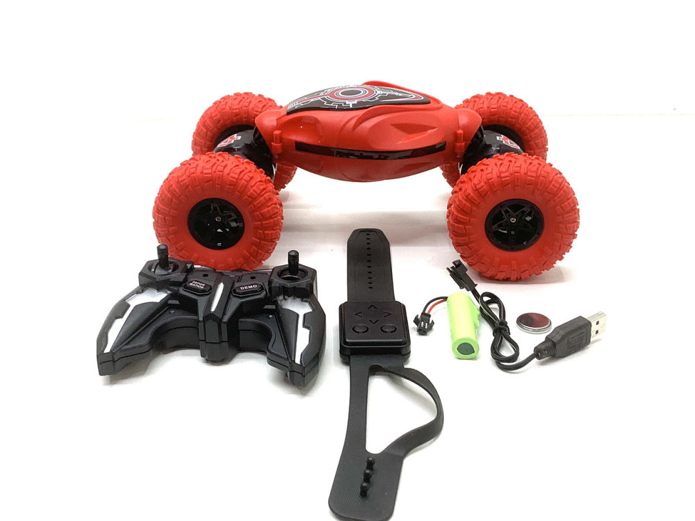 Машина на радіокеруванні 2.4G акумулятор USB зарядка змінює форму світло 28см Червона (3688-G106A) Чернігів - фото 8