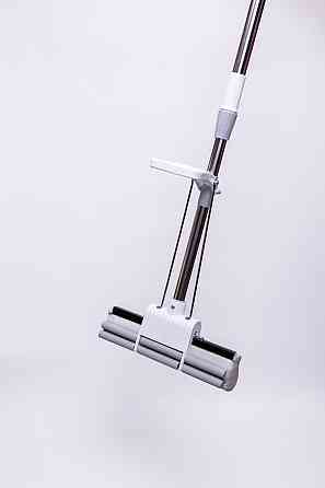 Household Швабра губка для миття підлоги з віджиманням швабра 38 (см) телескопічна самовіджимна Киев