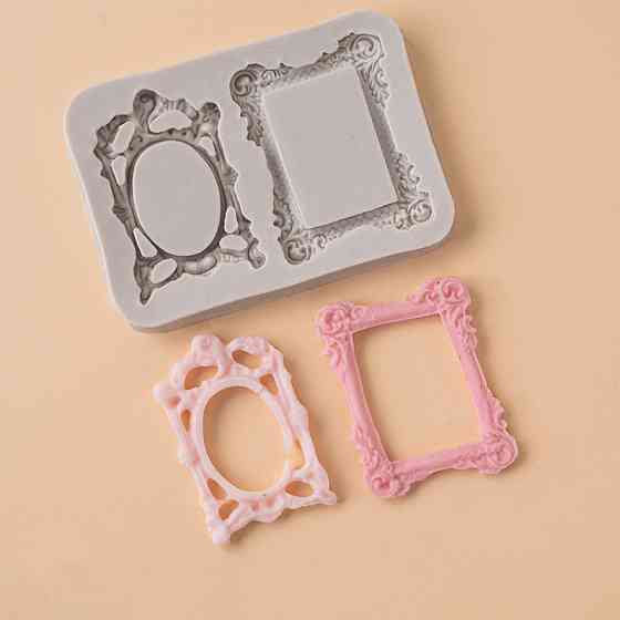 Силиконовая форма Рамки 70 на 95 мм серый Киев