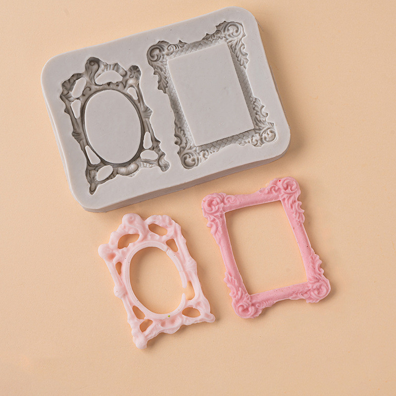Силиконовая форма Рамки 70 на 95 мм серый Киев - изображение 6