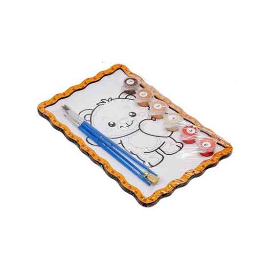 Дитячий набір для розпису по дереву "Ведмедик" Puz-22982 формат А5 Вінниця