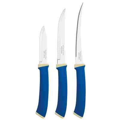 Набір ножів Tramontina Felice Blue 3 шт (23499/177) Вінниця