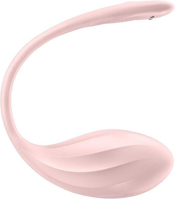 Смарт-віброяйце Satisfyer Ribbed Petal Connect App Rose, керування зі смартфона, пульт ДК Sex Aura Київ - фото 3