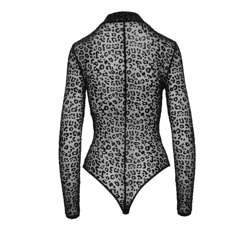 Сексуальне боді з леопардовим принтом M F287 Noir Handmade Sex Aura Київ - фото 4