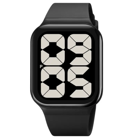 Годинник цифровий наручний Skmei 1995 (Чорний з чорним) Вінниця