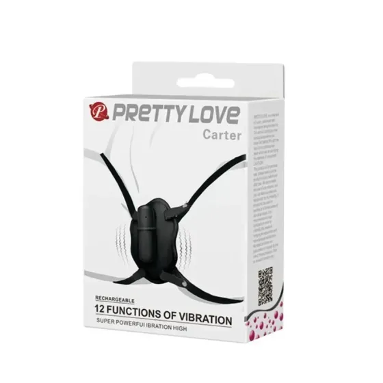 Клиторальный стимулятор Pretty Love на трусиках, черный Sex Aura Киев