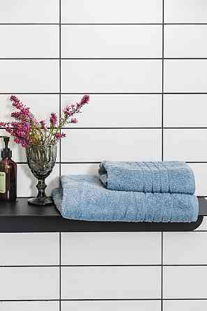 Ecotton Рушник Ecotton 50х90 см махровий високої щільності 420 г/м² блакитний Indigo Коломыя